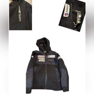 Descente Swiss ski team ski jacket boys size 16 RARE